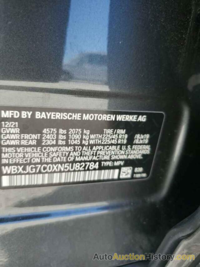 BMW X1 SDRIVE28I, WBXJG7C0XN5U82784