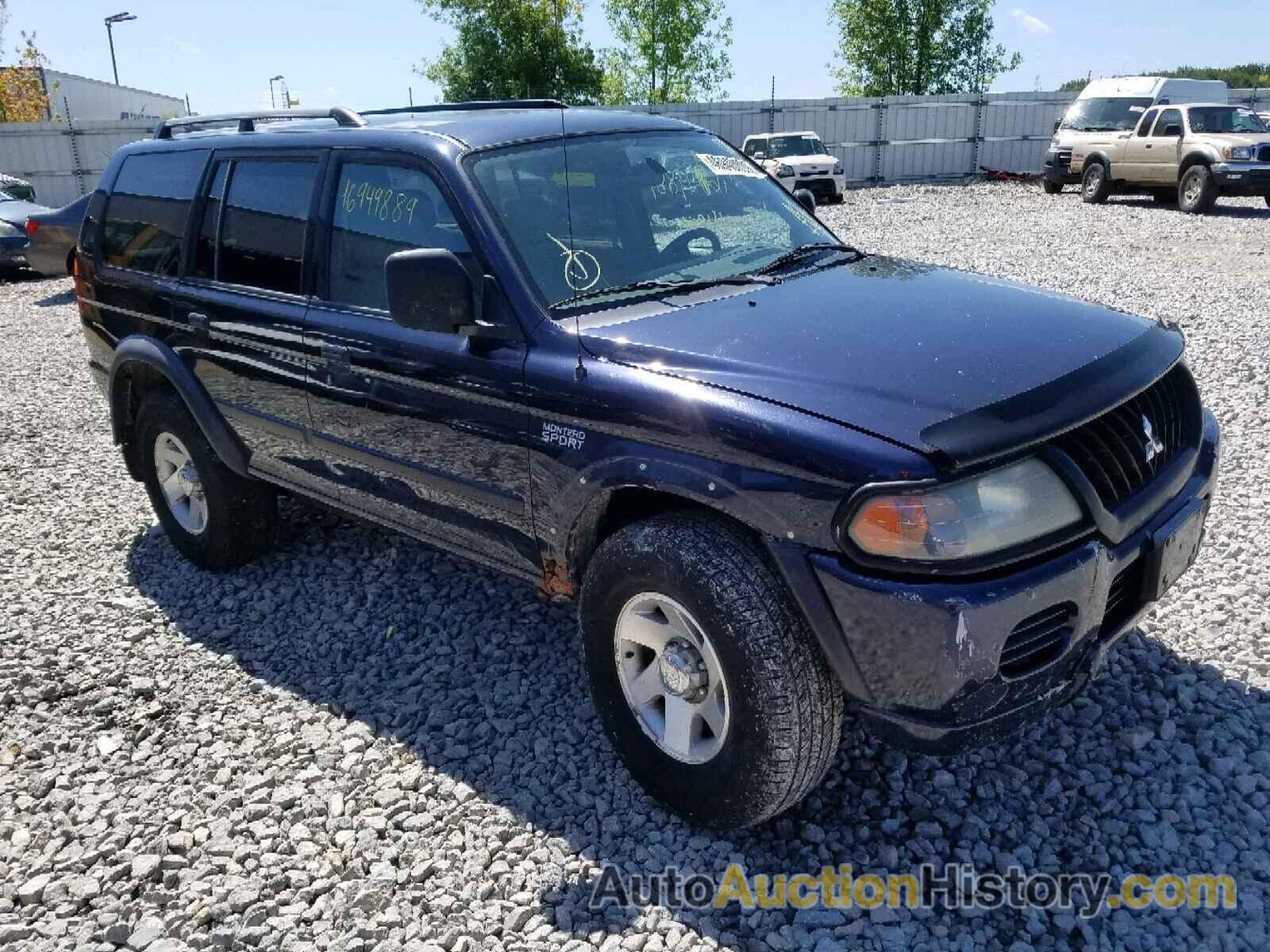 2002 MITSUBISHI MONTERO SP SPORT ES, JA4MT21H62J043273