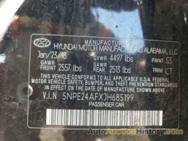 HYUNDAI SONATA SE, 5NPE24AFXJH685199