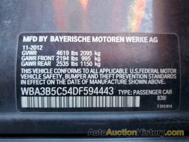 BMW 3 SERIES XI SULEV, WBA3B5C54DF594443