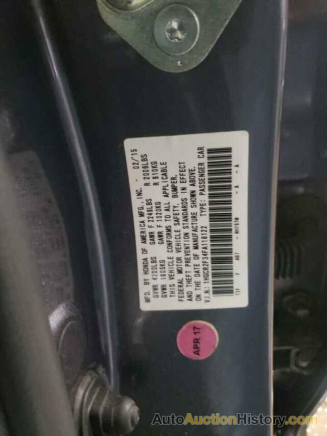 HONDA ACCORD LX, 1HGCR2F34FA118122