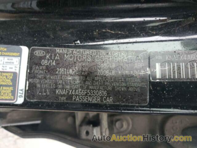 KIA FORTE LX, KNAFX4A66F5330816