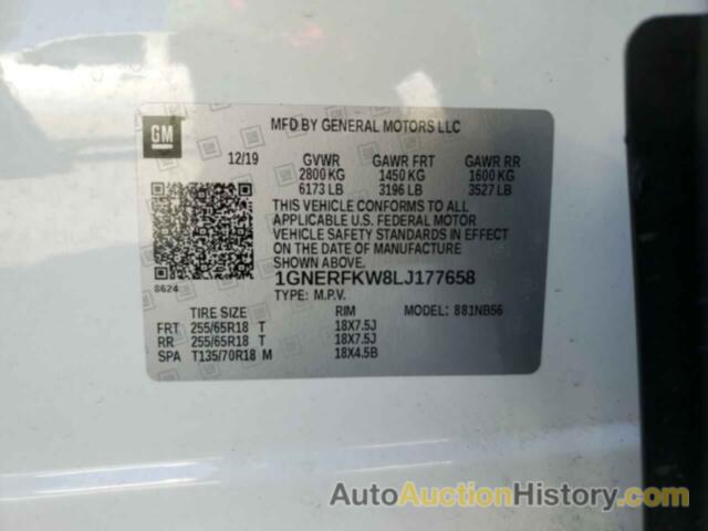 CHEVROLET TRAVERSE LS, 1GNERFKW8LJ177658