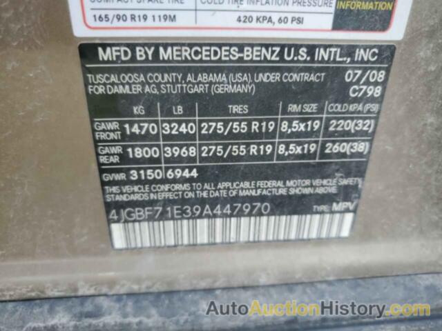 MERCEDES-BENZ GL-CLASS 450 4MATIC, 4JGBF71E39A447970