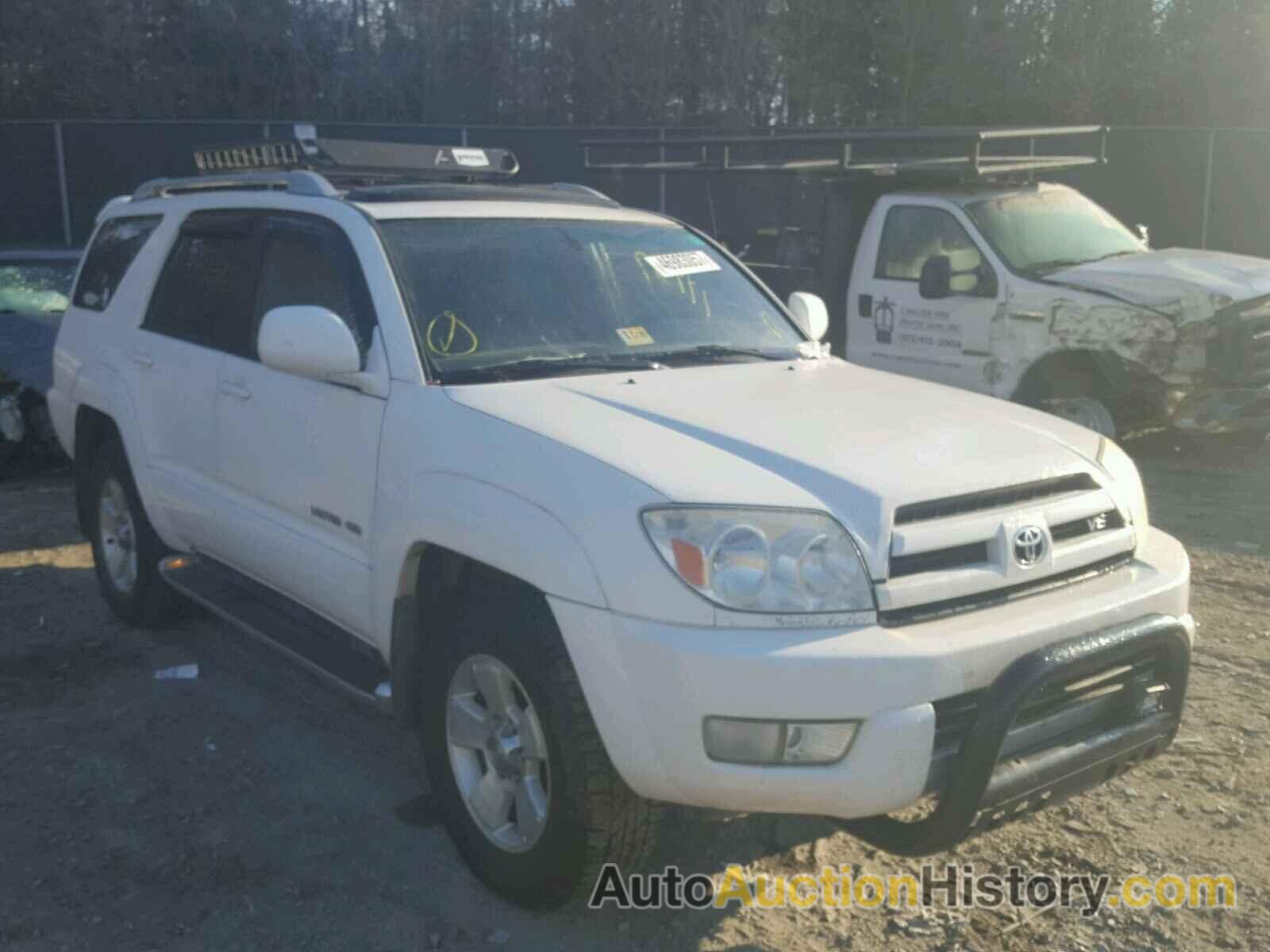 2004 TOYOTA 4RUNNER LIMITED, JTEBT17RX40035978