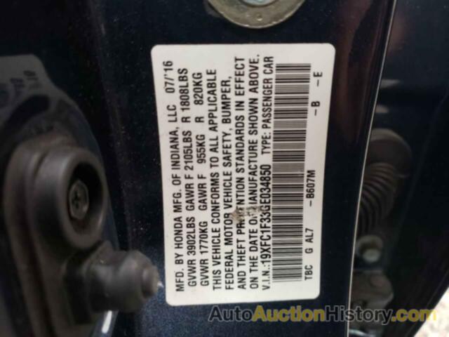 HONDA CIVIC EX, 19XFC1F33GE034850