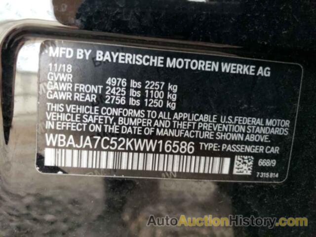 BMW 5 SERIES XI, WBAJA7C52KWW16586