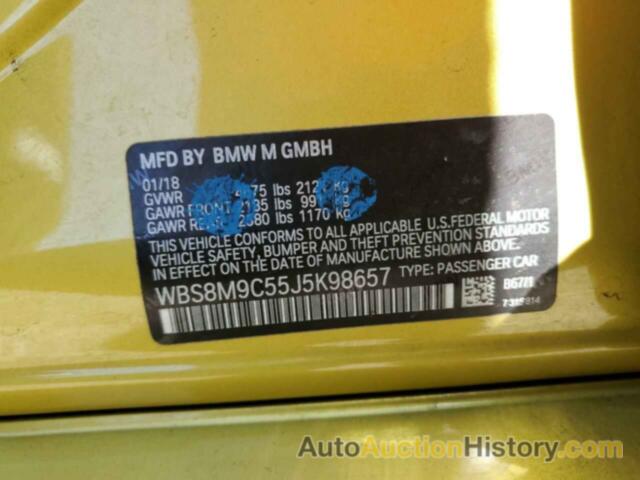 BMW M3, WBS8M9C55J5K98657
