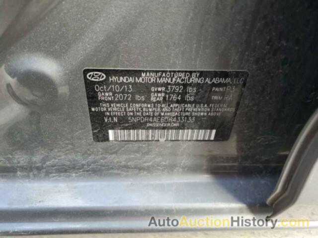 HYUNDAI ELANTRA GLS, 5NPDH4AE6DH433133