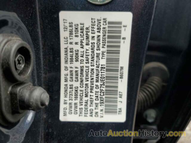 HONDA CIVIC EX, 19XFC2F75JE011781