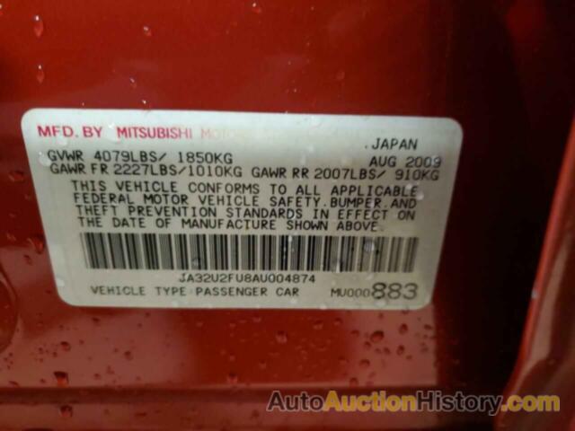 MITSUBISHI LANCER ES/ES SPORT, JA32U2FU8AU004874