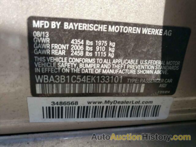 BMW 3 SERIES I, WBA3B1C54EK133101