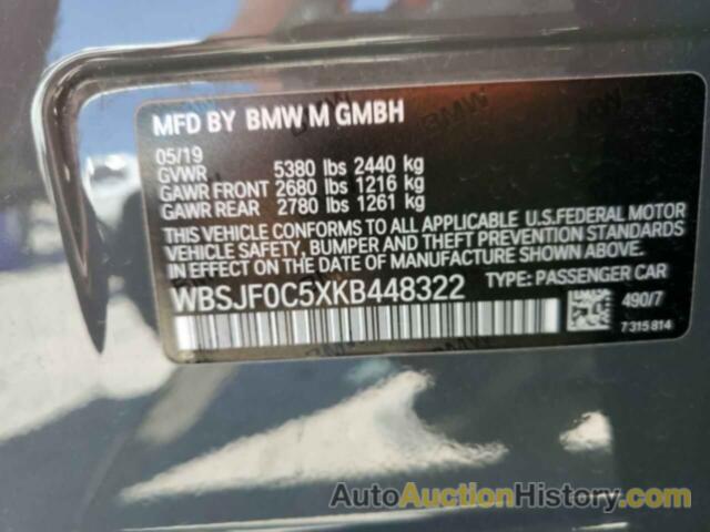 BMW M5, WBSJF0C5XKB448322