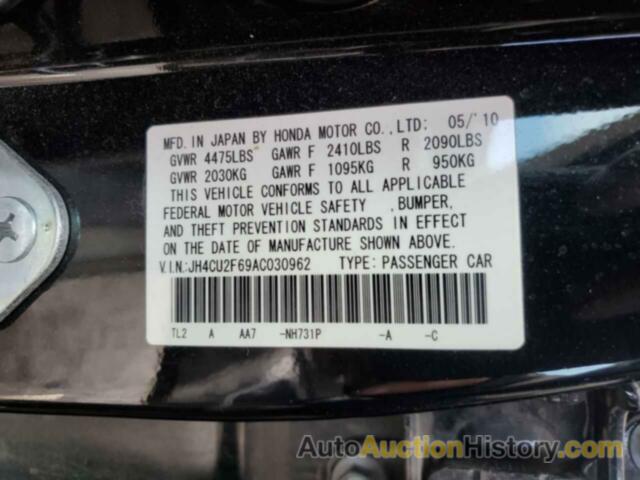 ACURA TSX, JH4CU2F69AC030962