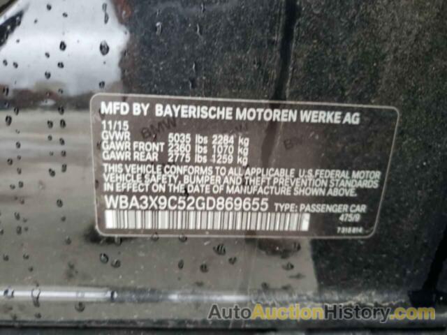 BMW 3 SERIES XIGT, WBA3X9C52GD869655