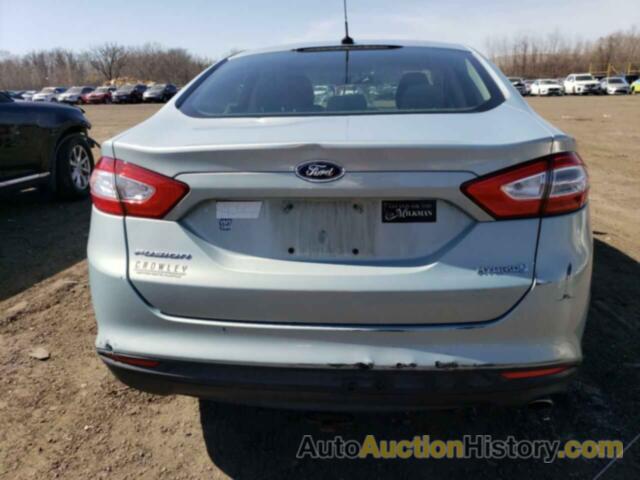 FORD FUSION S HYBRID, 3FA6P0UU5ER139587