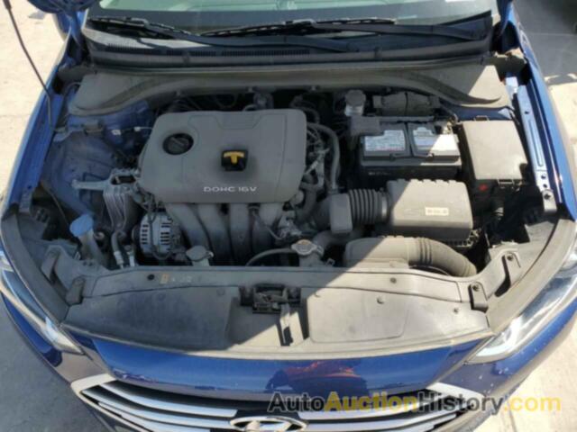 HYUNDAI ELANTRA SEL, 5NPD84LF8JH250995