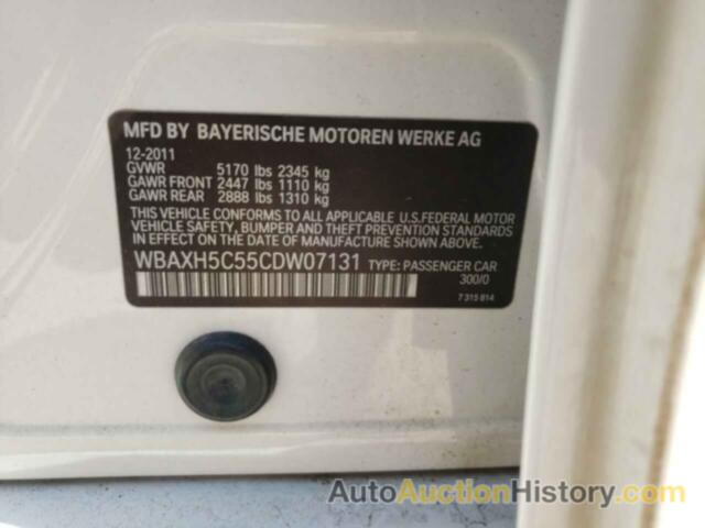 BMW 5 SERIES XI, WBAXH5C55CDW07131