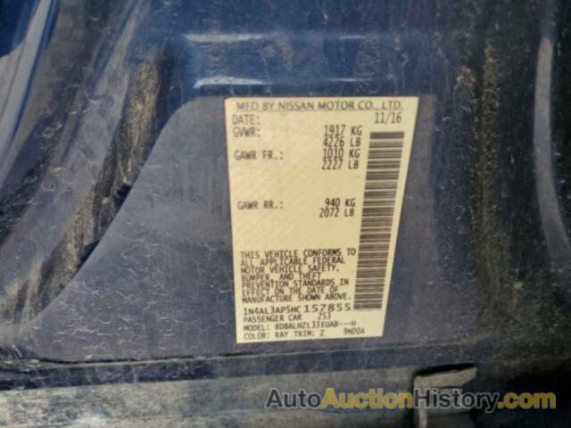 NISSAN ALTIMA 2.5, 1N4AL3AP5HC157855