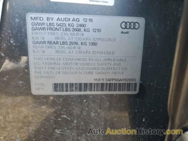 AUDI Q5 PREMIUM PLUS, WA1L2AFP9GA092693