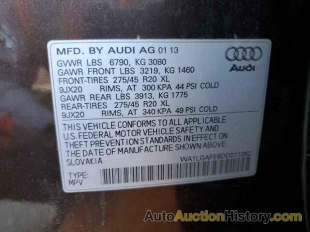 AUDI Q7 PREMIUM PLUS, WA1LGAFE6DD011062