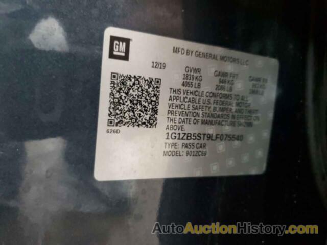 CHEVROLET MALIBU LS, 1G1ZB5ST9LF075540