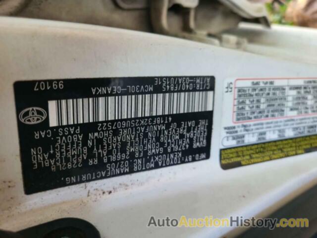 TOYOTA CAMRY LE, 4T1BF32K25U607522