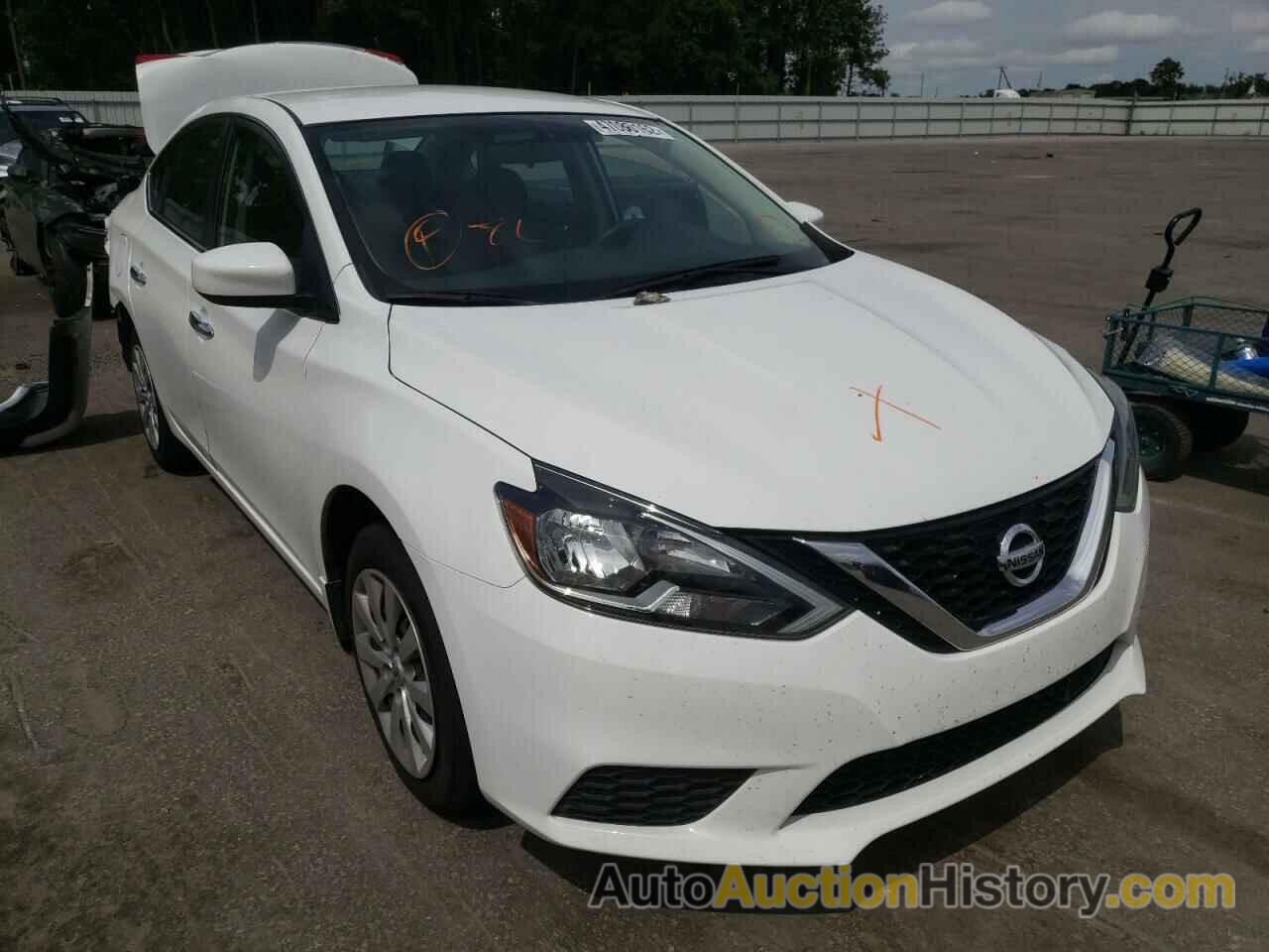 2019 NISSAN SENTRA S, 3N1AB7APXKY417589