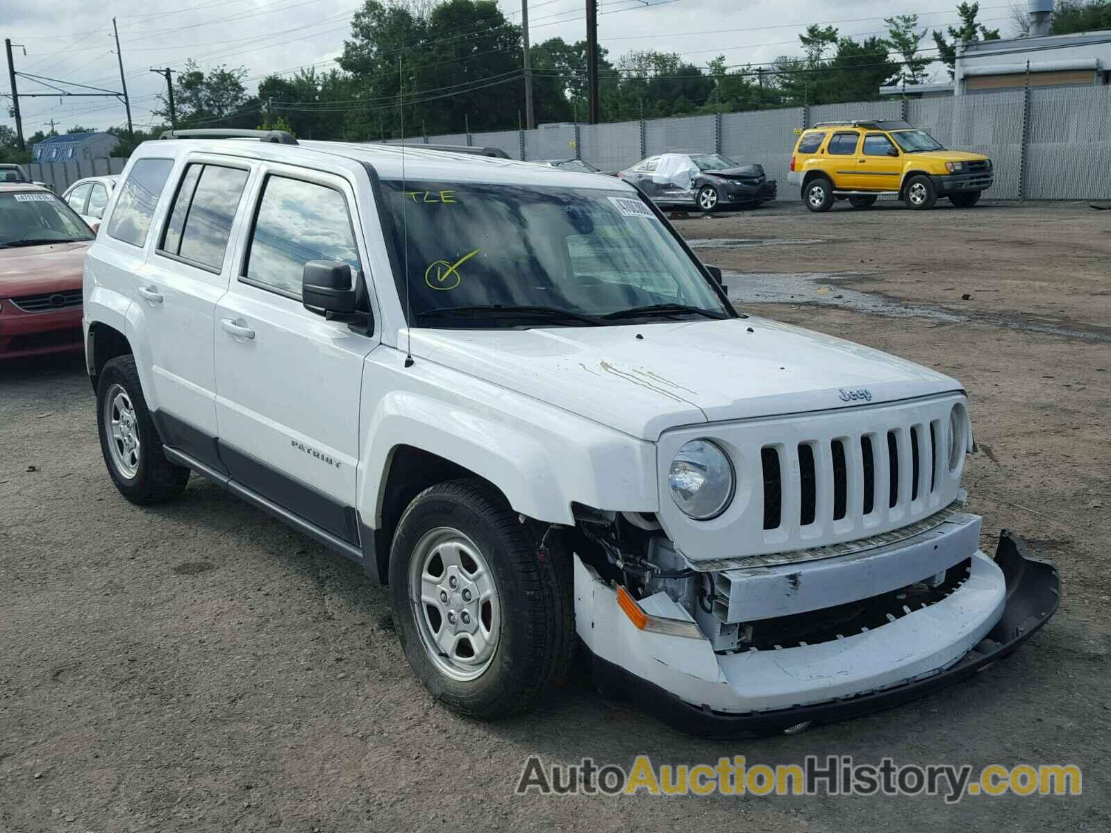 2016 JEEP PATRIOT SPORT, 1C4NJPBA5GD693572