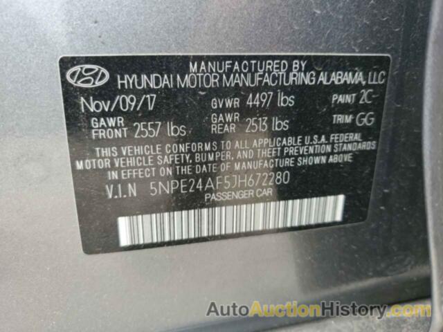 HYUNDAI SONATA SE, 5NPE24AF5JH672280