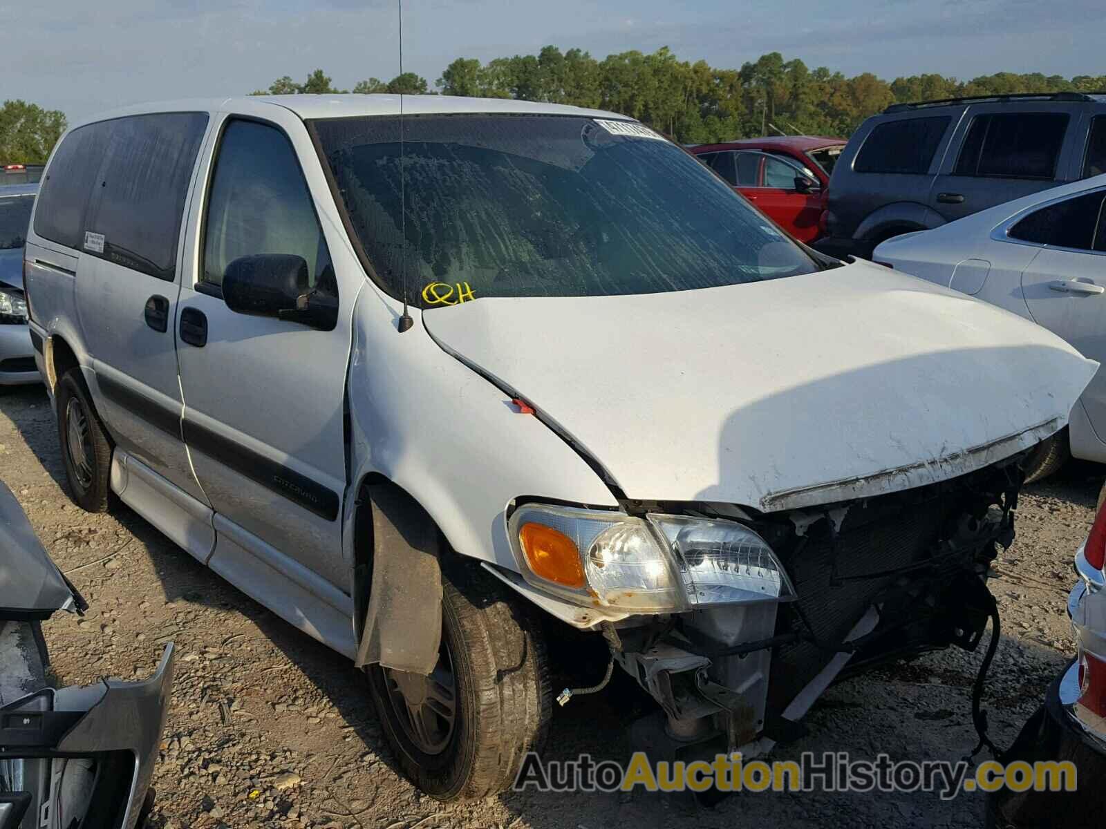 2005 CHEVROLET VENTURE IN INCOMPLETE, 1GBDV13E25D135145