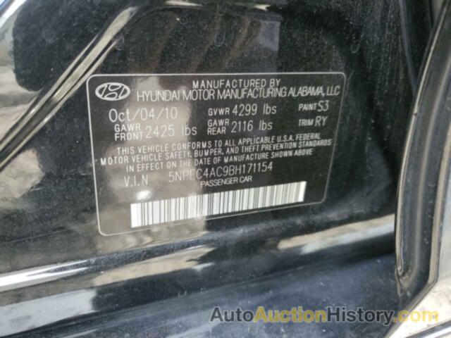 HYUNDAI SONATA SE, 5NPEC4AC9BH171154