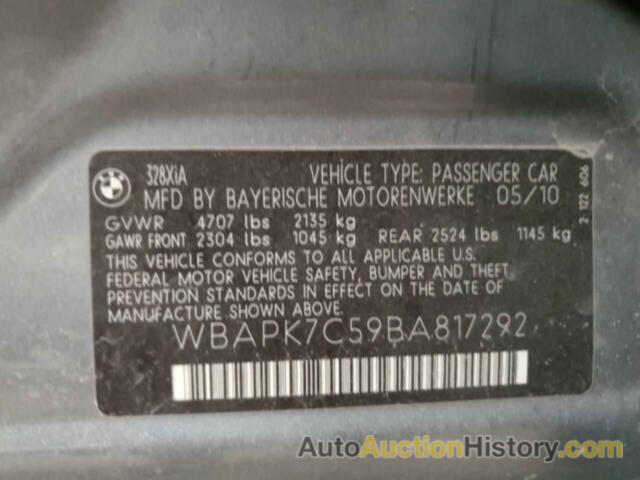 BMW 3 SERIES XI, WBAPK7C59BA817292