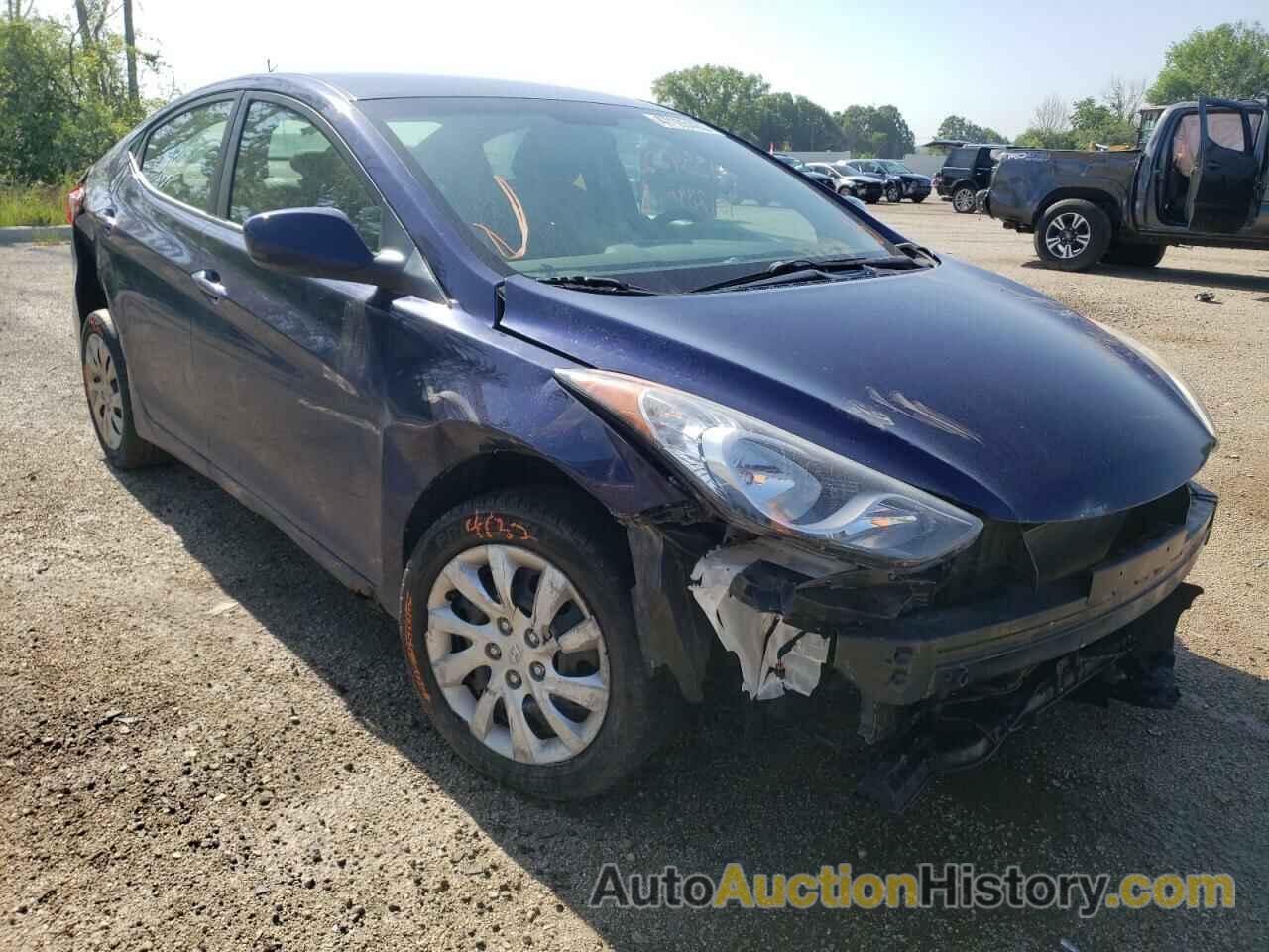 2011 HYUNDAI ELANTRA GLS, 5NPDH4AE1BH061617