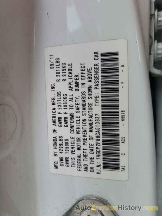 HONDA ACCORD SE, 1HGCP2F68CA013837