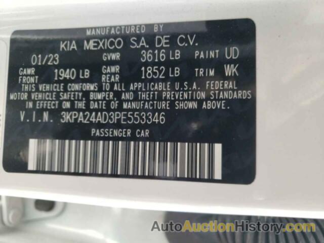 KIA RIO LX, 3KPA24AD3PE553346