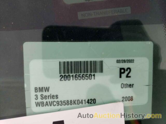 BMW 3 SERIES XI, WBAVC93588K041420