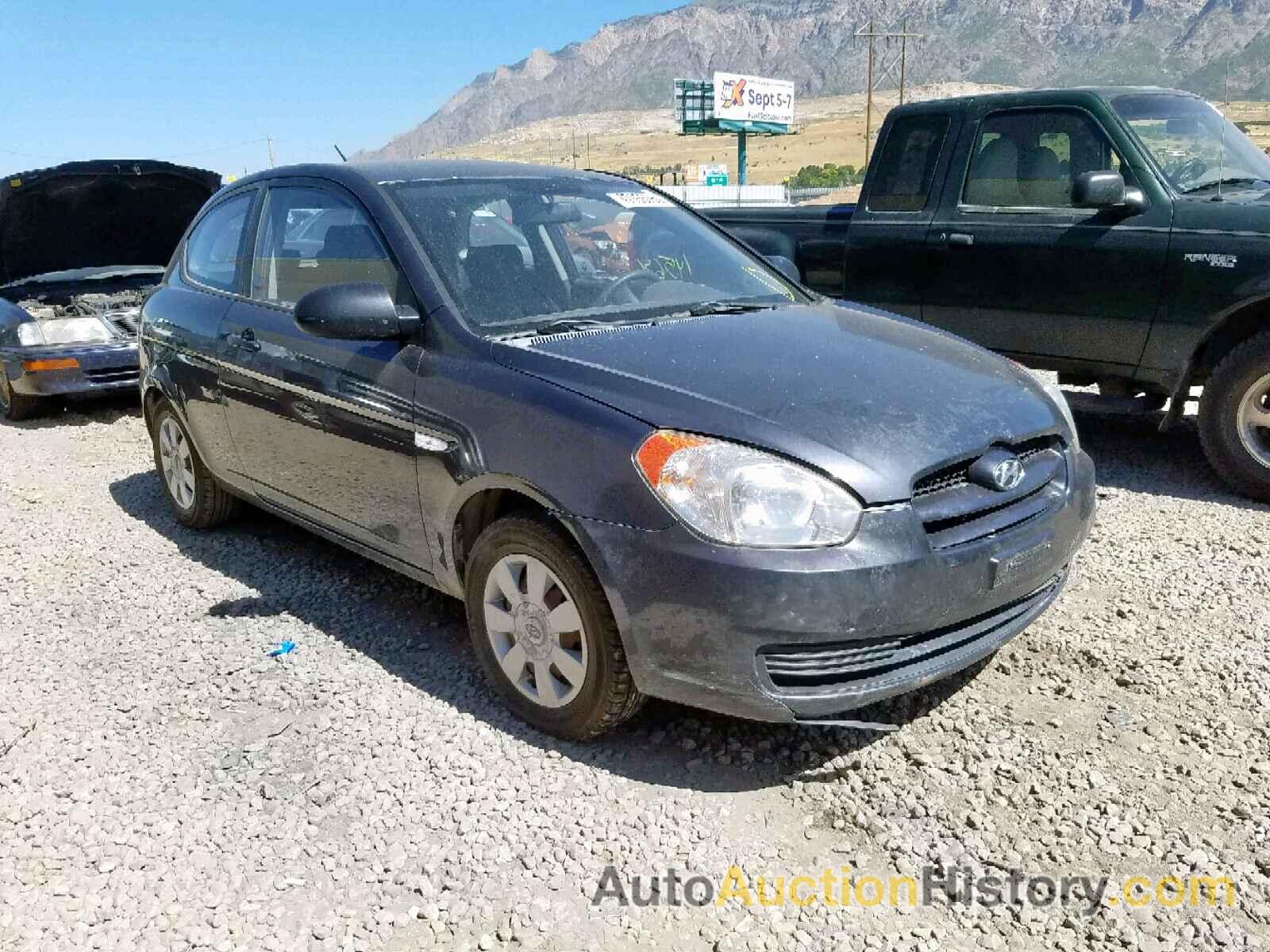 2007 HYUNDAI ACCENT GS, KMHCM36C47U035238