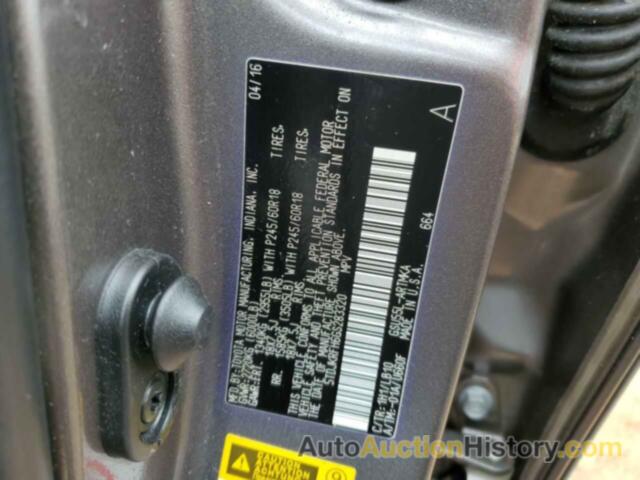 TOYOTA HIGHLANDER XLE, 5TDJKRFH6GS283320