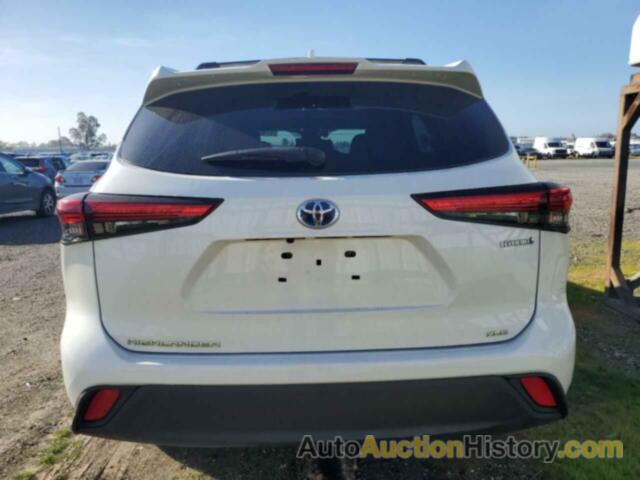 TOYOTA HIGHLANDER HYBRID XLE, 5TDHARAH2LS500042