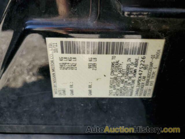 NISSAN ALTIMA BASE, 1N4AL2AP9CN475226