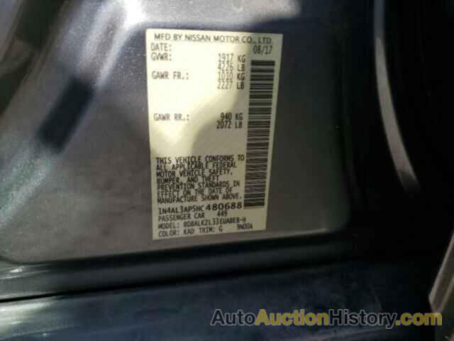 NISSAN ALTIMA 2.5, 1N4AL3AP5HC480688