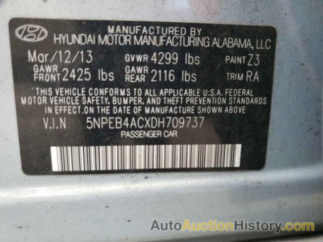 HYUNDAI SONATA GLS, 5NPEB4ACXDH709737