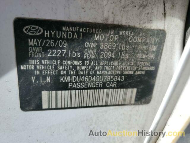 HYUNDAI ELANTRA GLS, KMHDU46D49U785843