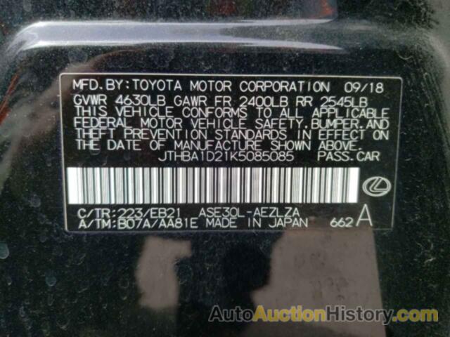 LEXUS IS 300, JTHBA1D21K5085085