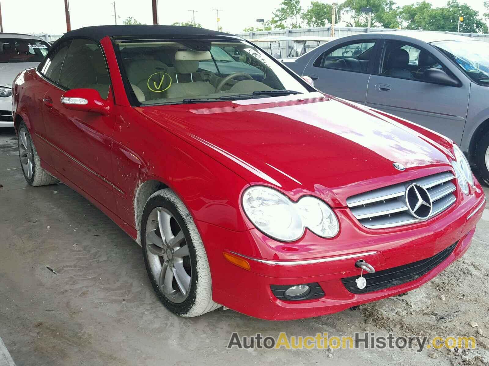 2009 MERCEDES-BENZ CLK 350, WDBTK56F39T107652