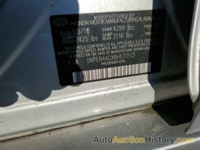 HYUNDAI SONATA GLS, 5NPEB4ACXBH121513