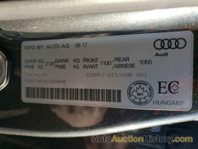 AUDI S3 PRESTIGE, WAUF1HFF8J1006848