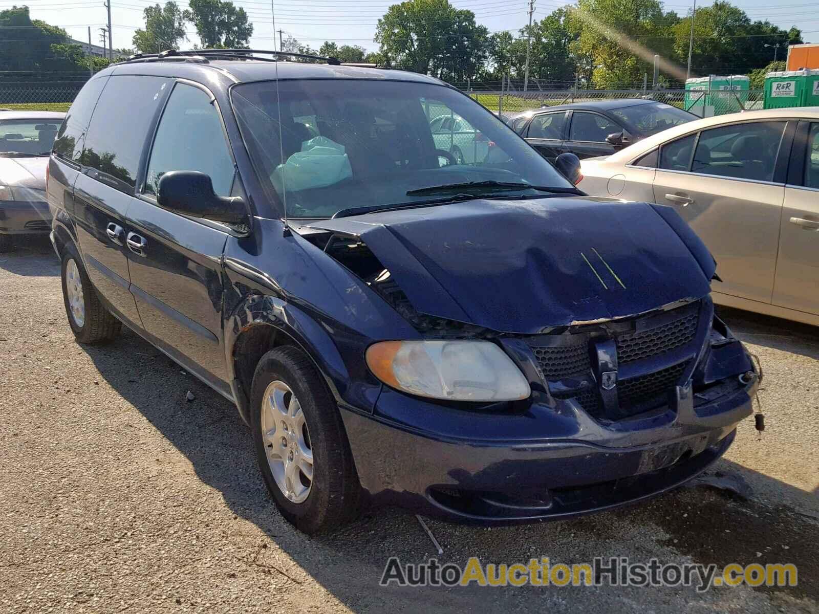 2004 DODGE CARAVAN SX SXT, 1D4GP45R34B509666