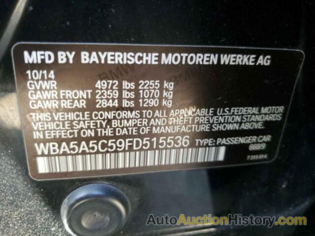BMW 5 SERIES I, WBA5A5C59FD515536